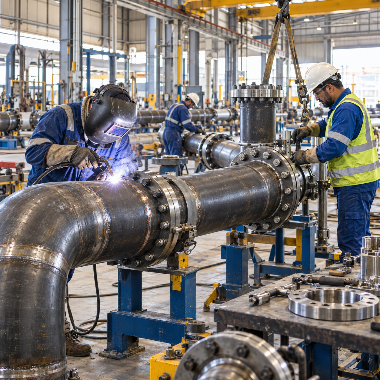 Piping assembly and connection